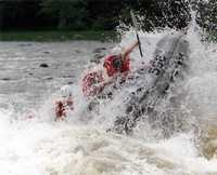 Entering the rapids