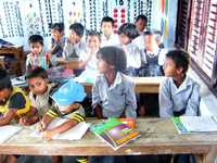 Community school adjacent to the orphanage